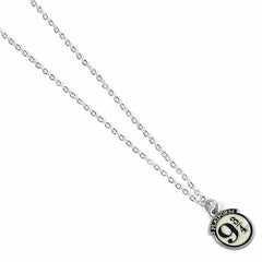 Harry Potter Silver Plated 9 & 3 Quarters Necklace LKT Sport Entertainment>Movies>Harry Potter Necklaces