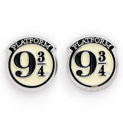 Harry Potter Silver Plated 9 & 3 Quarters Stud Earrings LKT Sport Entertainment>Movies>Harry Potter Earrings