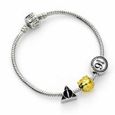 Harry Potter Silver Plated Bead Charm Bracelet LKT Sport Entertainment>Movies>Harry Potter Bracelets