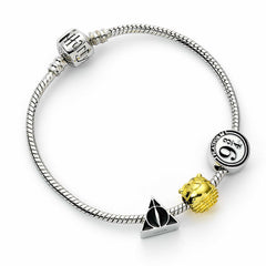 Harry Potter Silver Plated Bead Charm Bracelet LKT Sport Entertainment>Movies>Harry Potter Bracelets