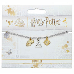 Harry Potter Silver Plated Charm Bracelet LKT Sport Entertainment>Movies>Harry Potter