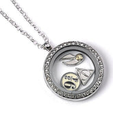 Harry Potter Silver Plated Charm Locket Necklace LKT Sport Entertainment>Movies>Harry Potter Necklaces