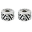 Harry Potter Silver Plated Charm Stoppers LKT Sport Silver plated charm stoppers with highly detailed design The iconic Deathly Hallows symbol on a charm bail Universal sized stoppers compatible with most charm bracelets Official licensed product Approx 1