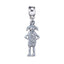Harry Potter Silver Plated Dobby House Elf Charm LKT Sport Silver plated slider charm with highly detailed design The loyal and trustworthy Dobby the house elf on a charm bail Universal sized charm compatible with most charm bracelets Official licensed pr