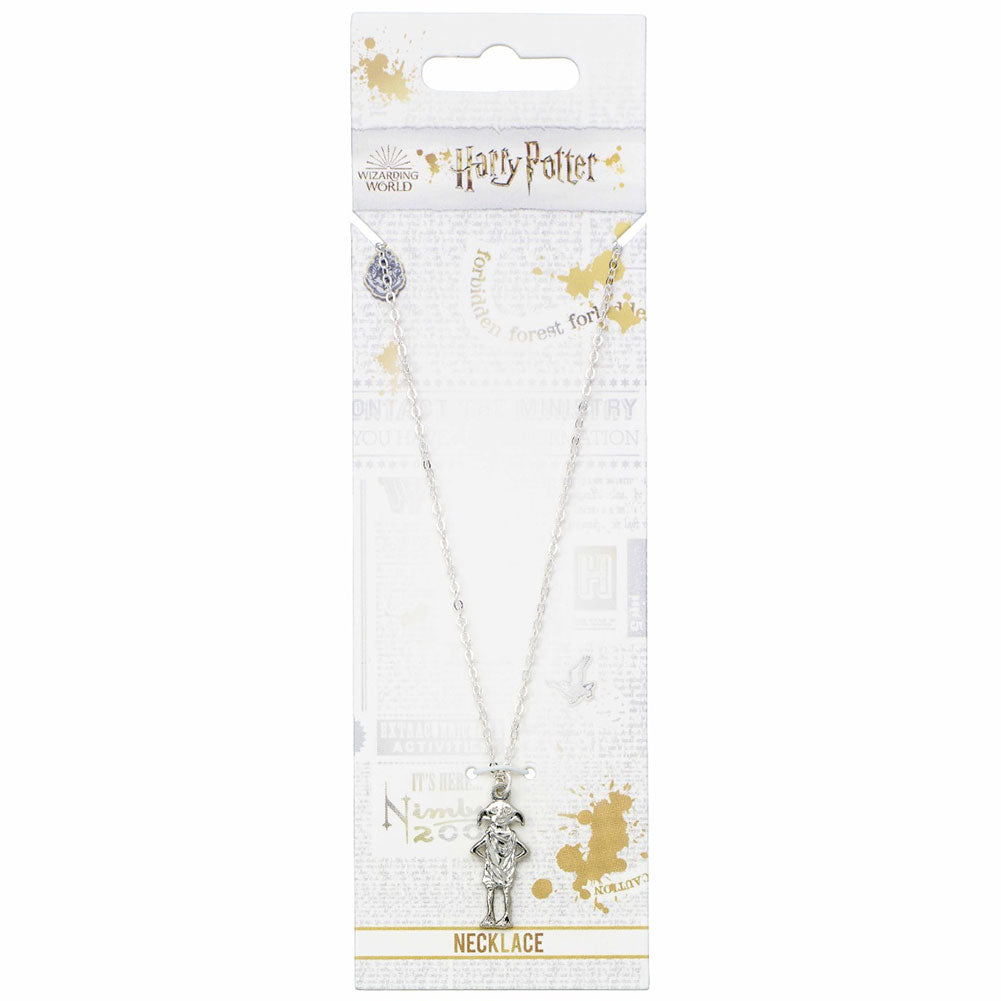 Harry Potter Silver Plated Dobby House Elf Necklace LKT Sport Entertainment>Movies>Harry Potter