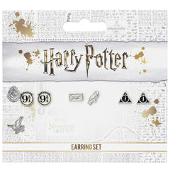 Harry Potter Silver Plated Earring Set CL LKT Sport Entertainment>Movies>Harry Potter Earrings