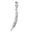 Harry Potter Silver Plated Feather Quill Charm LKT Sport Silver plated slider charm with highly detailed design The Feather Quill, utensil of choice in the wizarding world on a charm bail Universal sized charm compatible with most charm bracelets Official