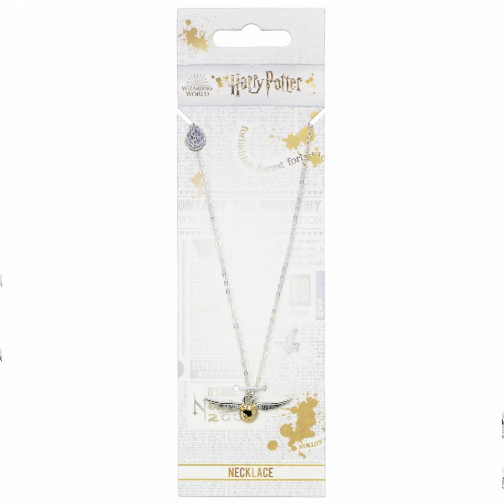 Harry Potter Silver Plated Golden Snitch Necklace LKT Sport Entertainment>Movies>Harry Potter Necklaces