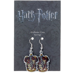 Harry Potter Silver Plated Gryffindor Hook Earrings LKT Sport Entertainment>Movies>Harry Potter Earrings