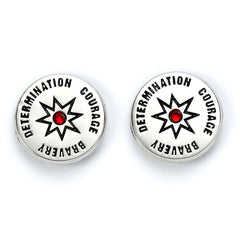 Harry Potter Silver Plated Gryffindor Stud Earring Set LKT Sport Entertainment>Movies>Harry Potter Earrings