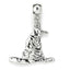 Harry Potter Silver Plated Sorting Hat Charm LKT Sport Silver plated slider charm with highly detailed design The enchanted Hogwarts Sorting Hat on a charm bail Universal sized charm compatible with most charm bracelets Official licensed product Approx 25