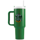 Harry Potter Slytherin 40oz Tumbler LKT Sport Branded Slytherin 40oz thermal tumbler, ideal for Harry Potter fans of all agesKeep your drinks hot or cold for hours with double-walled insulationIncludes a soft grip handle for extra comfortWith a sturdy dri