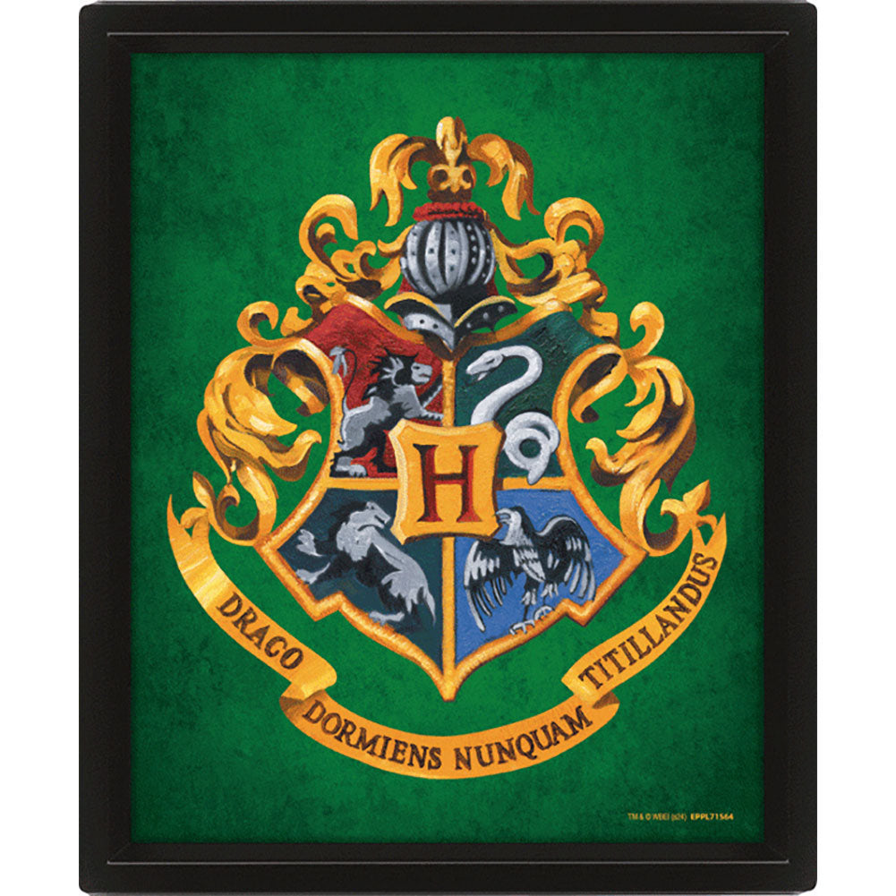 Harry Potter Slytherin Framed 3D Picture LKT Sport Entertainment>Movies>Harry Potter Photographs