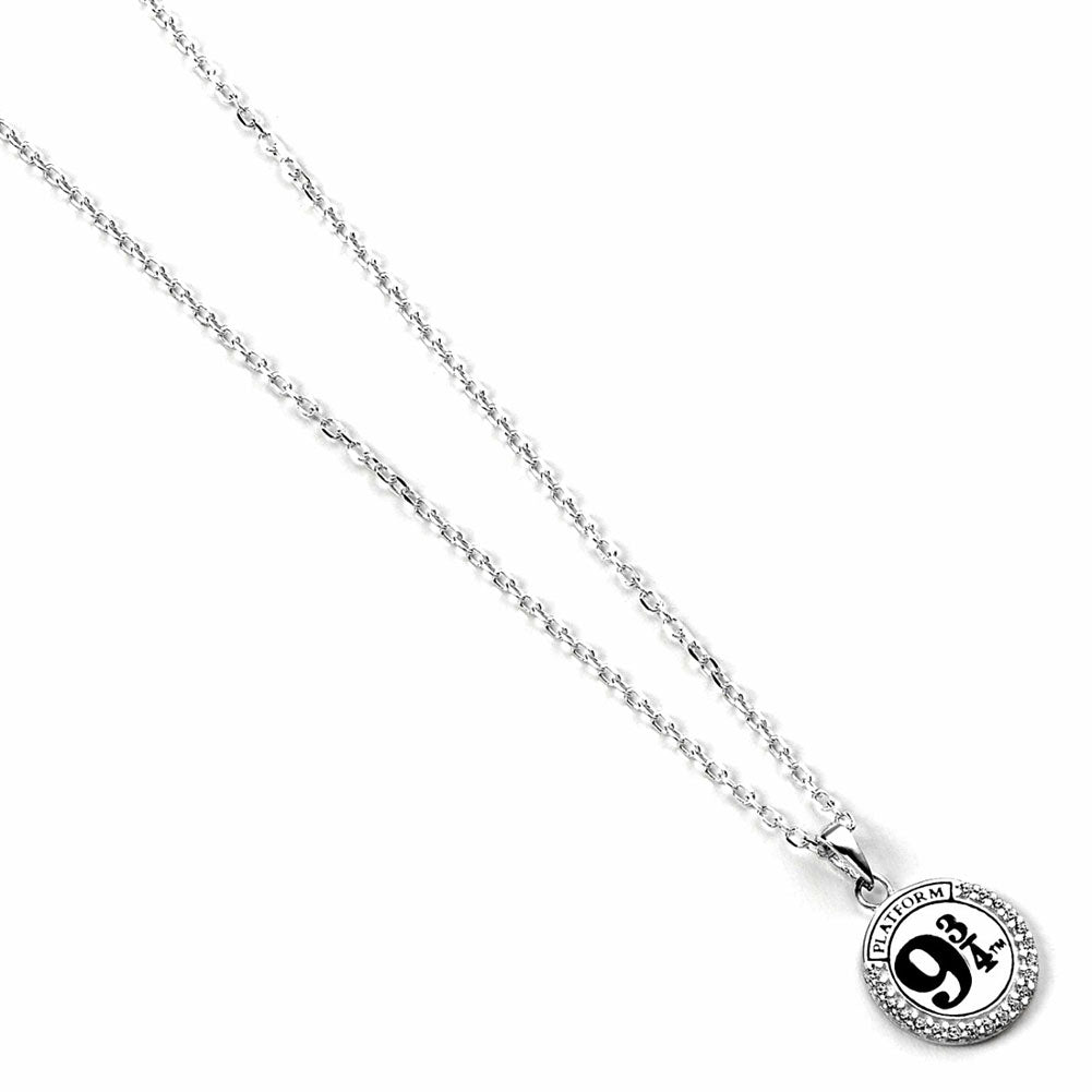 Harry Potter Sterling Silver 9 & 3 Quarters Crystal Necklace LKT Sport Entertainment>Movies>Harry Potter Necklaces