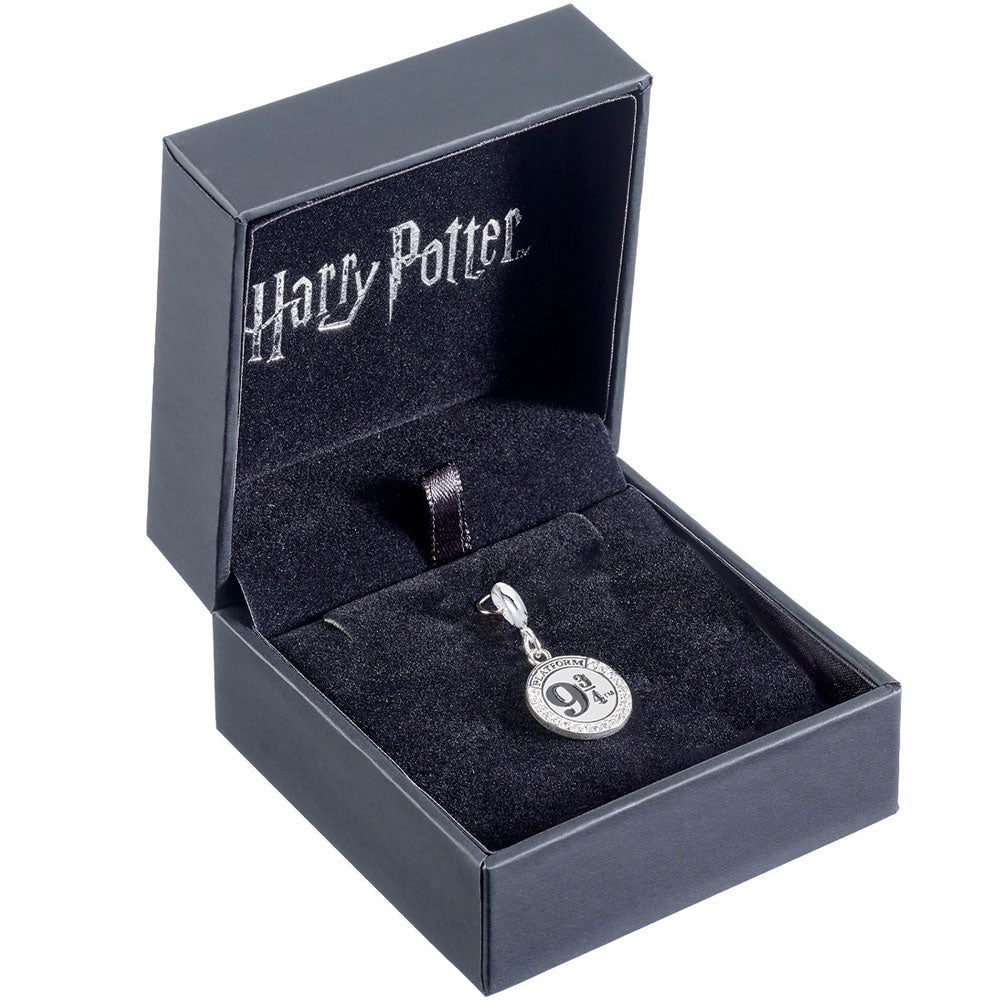 Harry Potter Sterling Silver Crystal Charm 9 & 3 Quarters LKT Sport Entertainment>Movies>Harry Potter Charms & Pendants