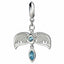 Harry Potter Sterling Silver Diadem Crystal Charm LKT Sport Sterling silver slider charm with highly detailed designDiadem charm embellished with blue crystalsUniversal sized charm compatible with most charm braceletsOfficial licensed productApprox 20mm x