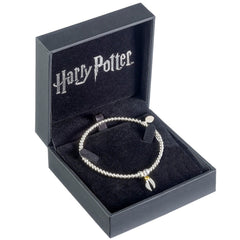 Harry Potter Sterling Silver Golden Snitch Crystal Bracelet LKT Sport Entertainment>Movies>Harry Potter Bracelets