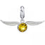 Harry Potter Sterling Silver Golden Snitch Crystal Charm LKT Sport Sterling silver slider charm with highly detailed design Featuring the iconic quidditch game deciding Golden Snitch embellished with crystals Universal sized charm compatible with most cha