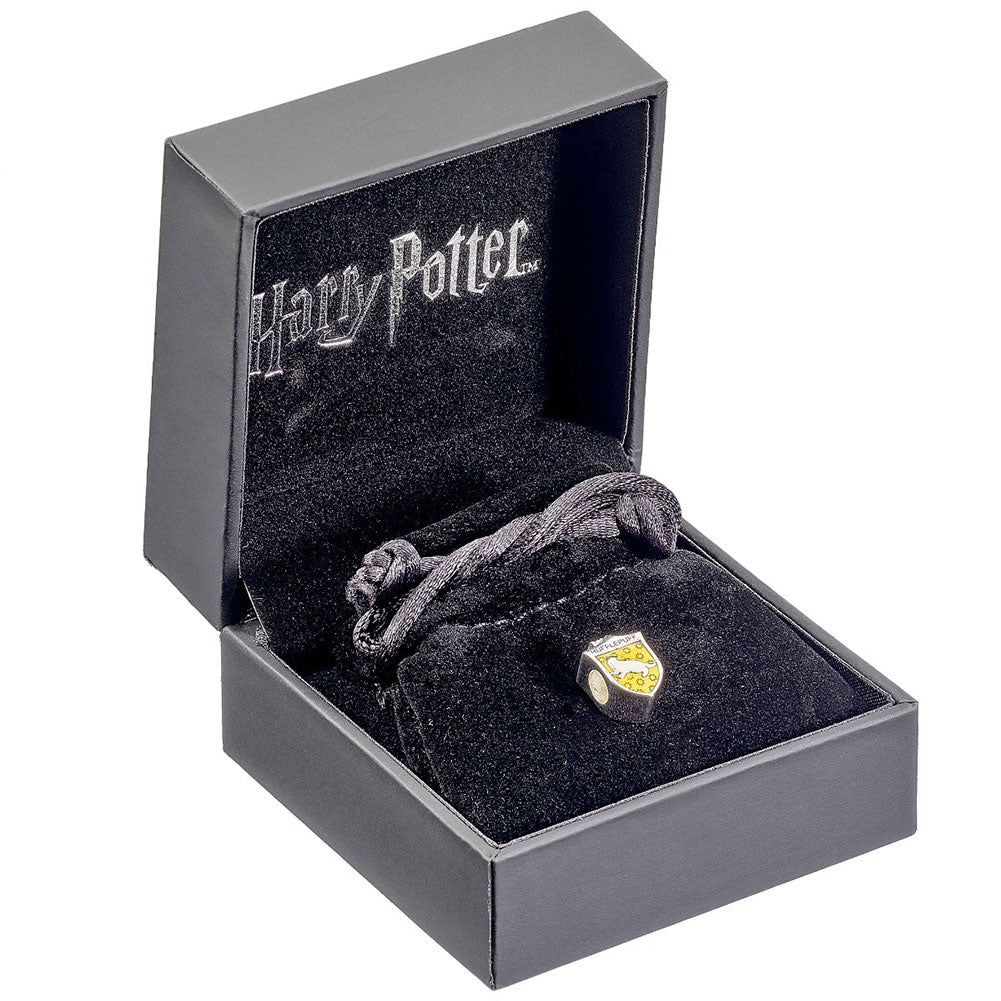 Harry Potter Sterling Silver Hufflepuff Spacer Bead LKT Sport Entertainment>Movies>Harry Potter Charms & Pendants