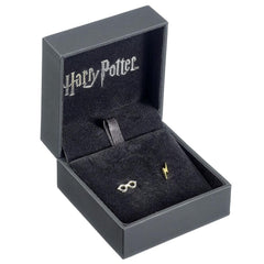 Harry Potter Sterling Silver Lightning Bolt & Glasses Stud Earrings LKT Sport Entertainment>Movies>Harry Potter Earrings