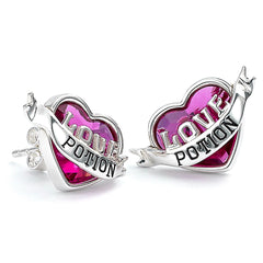 Harry Potter Sterling Silver Love Potion Crystal Stud Earrings LKT Sport Entertainment>Movies>Harry Potter Earrings