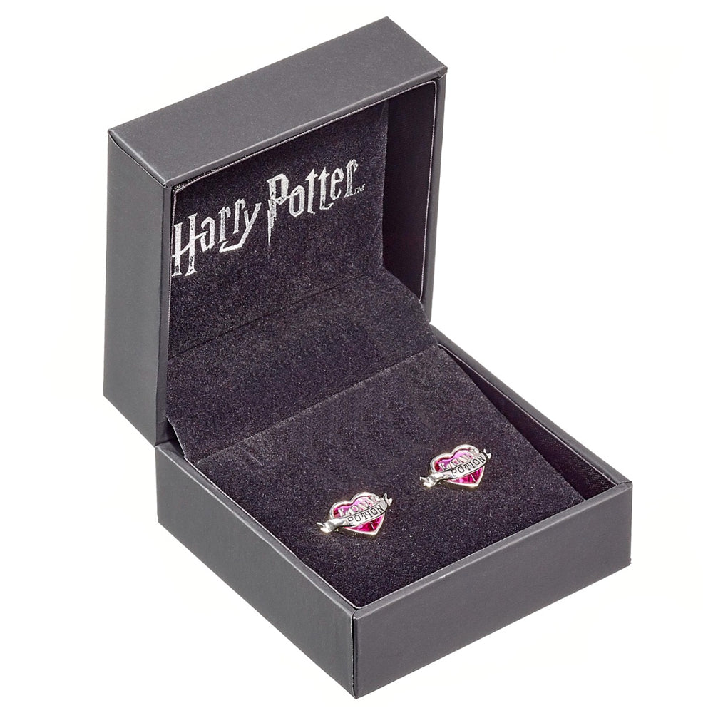 Harry Potter Sterling Silver Love Potion Crystal Stud Earrings LKT Sport Entertainment>Movies>Harry Potter Earrings
