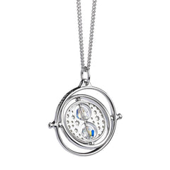 Harry Potter Sterling Silver Time Turner Crystal Necklace LKT Sport Entertainment>Movies>Harry Potter Necklaces