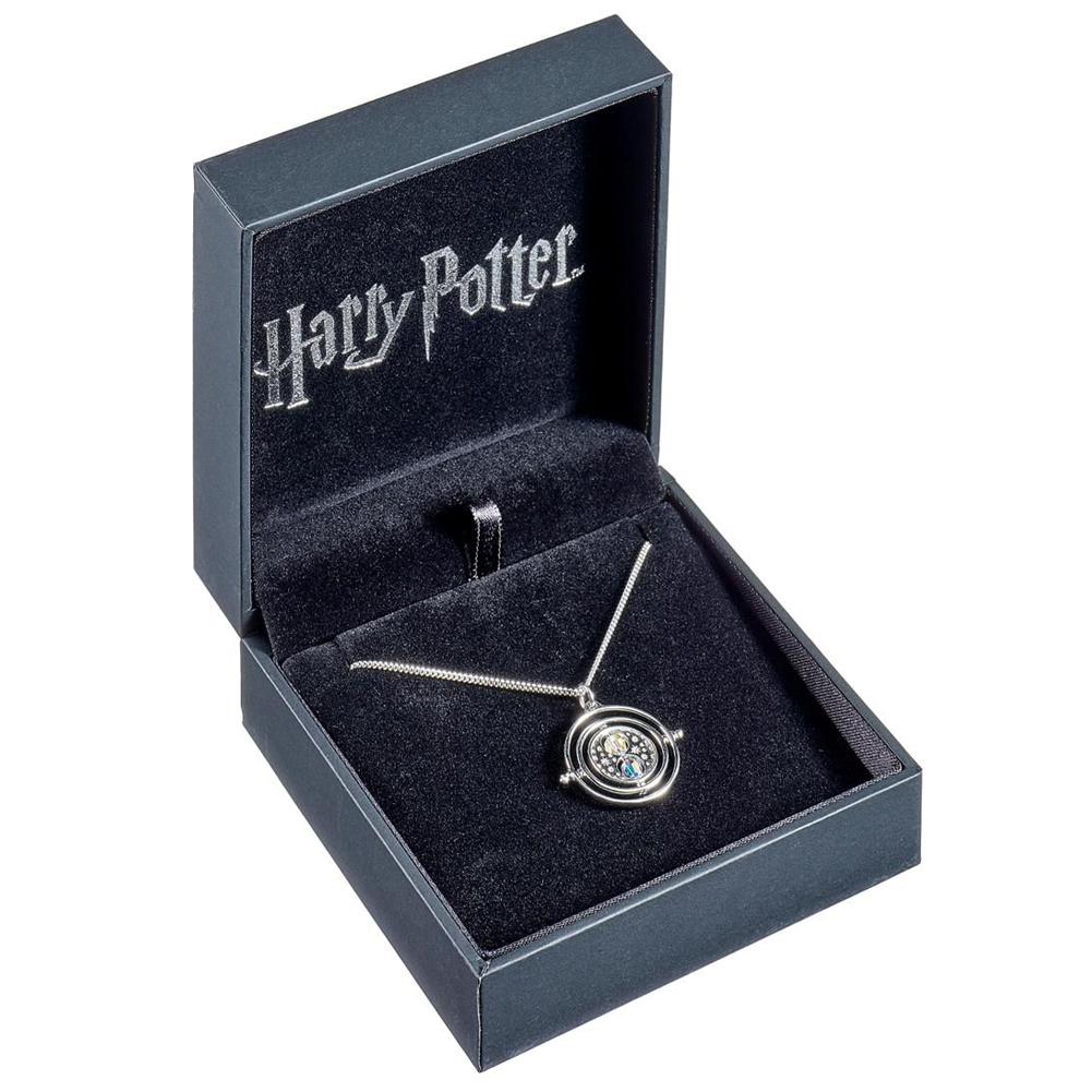 Harry Potter Sterling Silver Time Turner Crystal Necklace LKT Sport Entertainment>Movies>Harry Potter Necklaces