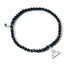 Harry Potter Stone Bracelet With Sterling Silver Deathly Hallows Charm LKT Sport Black Onyx stone bracelet with a Deathly Hallows sterling silver charmelasticated bracelet for an easy fitOfficial licensed productBracelet approx 18cm with a 5cm extender Br