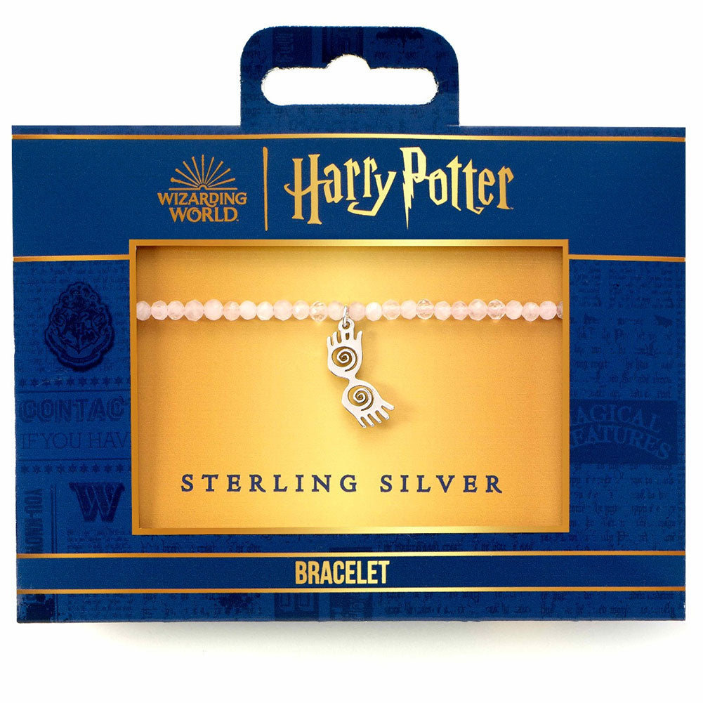 Harry Potter Stone Bracelet With Sterling Silver Luna Spectrespecs Charm LKT Sport Entertainment>Movies>Harry Potter