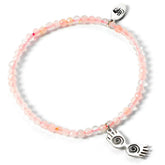 Harry Potter Stone Bracelet With Sterling Silver Luna Spectrespecs Charm LKT Sport Rose Quartz bracelet with a Luna Glasses sterling silver charmelasticated bracelet for an easy fitOfficial licensed productBracelet approx 18cm with a 5cm extender Bracelet