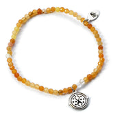 Harry Potter Stone Bracelet With Sterling Silver Time Turner Charm LKT Sport Red Aventurine stone bracelet with a Time Turner sterling silver charmelasticated bracelet for an easy fitOfficial licensed productBracelet approx 18cm with a 5cm extender Bracel