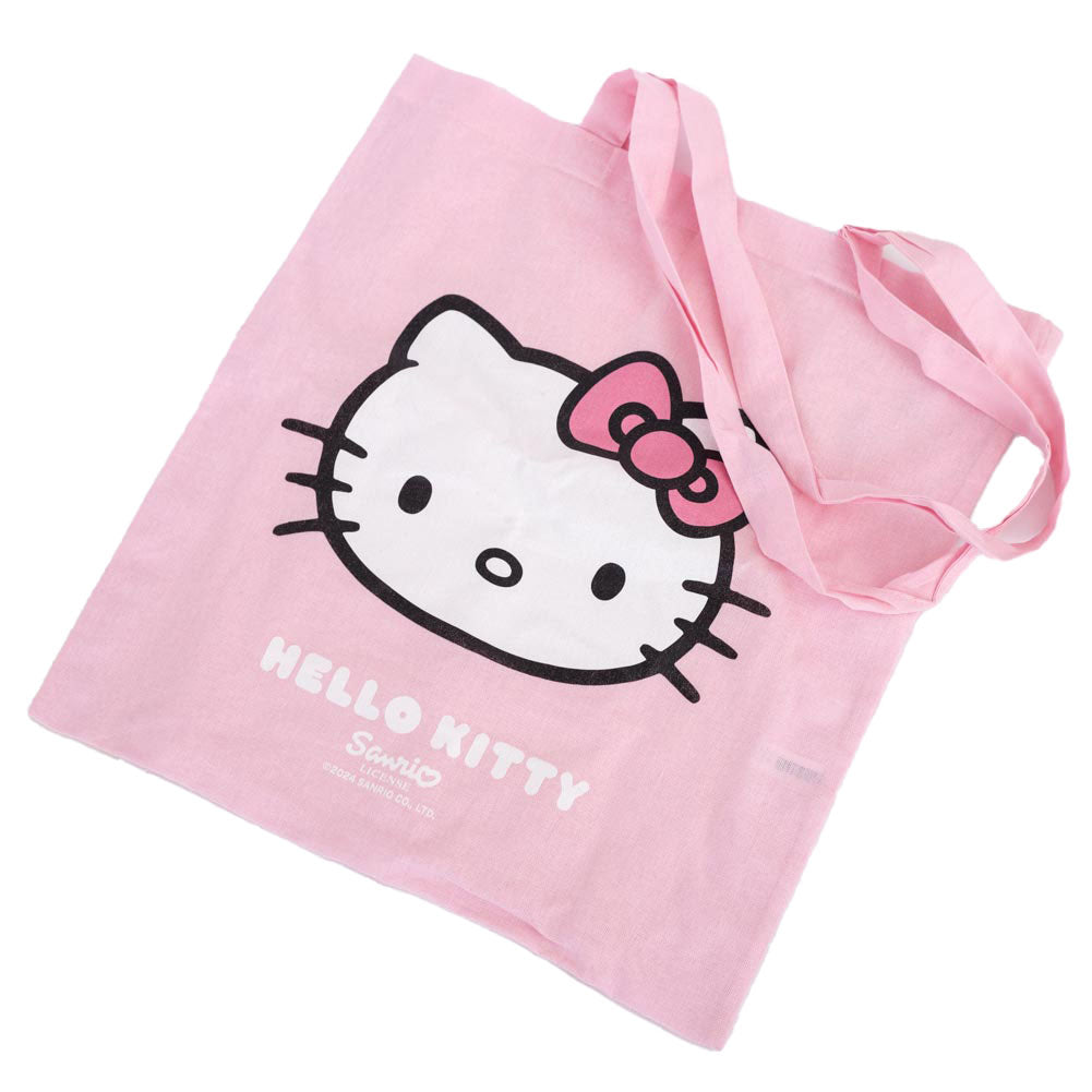 Hello Kitty Canvas Tote Bag LKT Sport Entertainment>TV Series>Hello Kitty Tote Bags