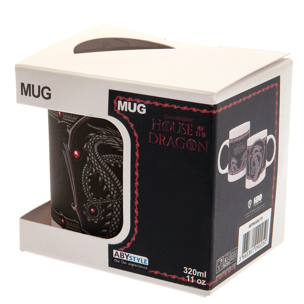 House Of The Dragon Mug Silver Dragon LKT Sport Entertainment>TV Series>House Of The Dragon Mugs