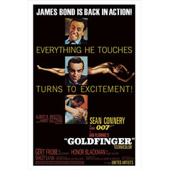 James Bond Poster Goldfinger 215 LKT Sport Entertainment>Movies>James Bond Posters