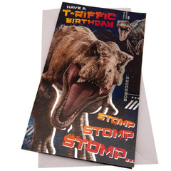 Jurassic World Birthday Card LKT Sport Entertainment>Movies>Jurassic World Greeting Cards