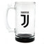 Juventus FC Stein Glass Tankard LKT Sport Glass stein tankard Featuring a Black base and Juventus FC club crest Official licensed product Approx 425ml (15oz) Approx 15cm tall, 7cm in diameter In a printed card box Beer Glasses