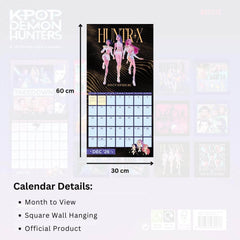 K-Pop Demon Hunters Square Calendar 2026 LKT Sport Entertainment>Movies>K-POP Demon Hunters Wall Calendars