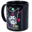 Kuromi CMYK Mug LKT Sport Ceramic everyday coffee mugFeatures a vibrant image of a cheeky KuromiGlazed kiln fired finish with black handleOfficial Licensed MerchandiseApprox 315ml (11oz)Approx 9cm tall, 8cm in diameter Mugs