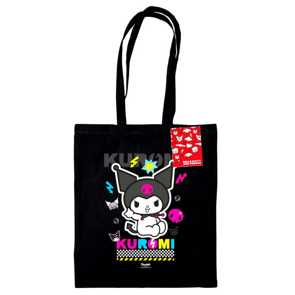 Kuromi Canvas Tote Bag LKT Sport Entertainment>TV Series>Kuromi Tote Bags