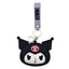 Kuromi PVC Coin Purse Keyring LKT Sport PVC Kuromi shaped coin purse with keychainBright, colourful and highly detailedIdeal for attaching to keys, bags, belts and other itemsWipe cleanOfficial licensed productApprox 11cm x 8cm x 3cm Coin Purses