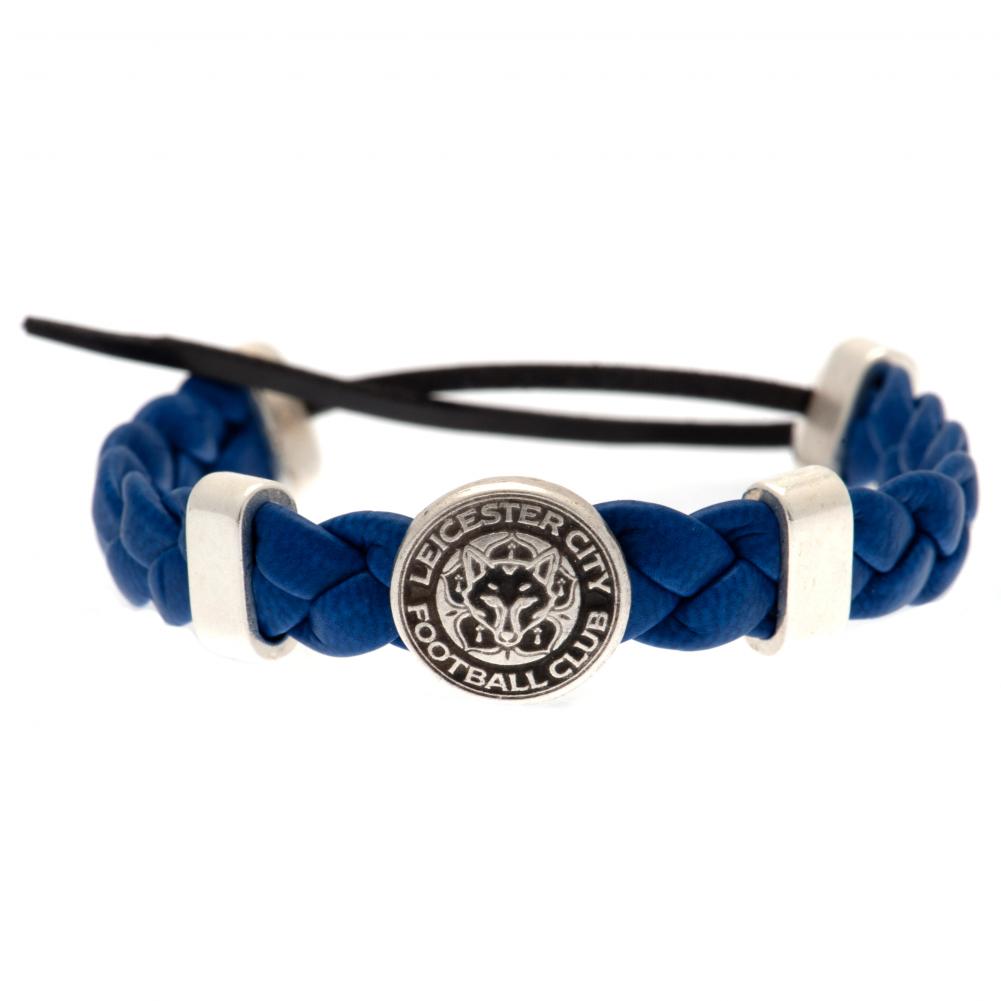 Leicester City FC PU Slider Bracelet LKT Sport Football>Football League>Leicester City FC|Football>Premier League Bracelets