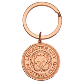 Leicester City FC Rose Gold Crest Keyring LKT Sport Football>Football League>Leicester City FC|Football>Premier League Keychains
