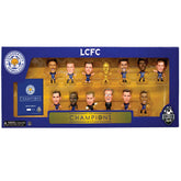 Leicester City FC SoccerStarz Premier League Winners Team Pack LKT Sport Collectors team pack featuring the following players from the 2015-16 Premier League Champions season10 Year anniversary edition featuring a Golden Jamie VardyOkazaki, Huth, Vardy, M