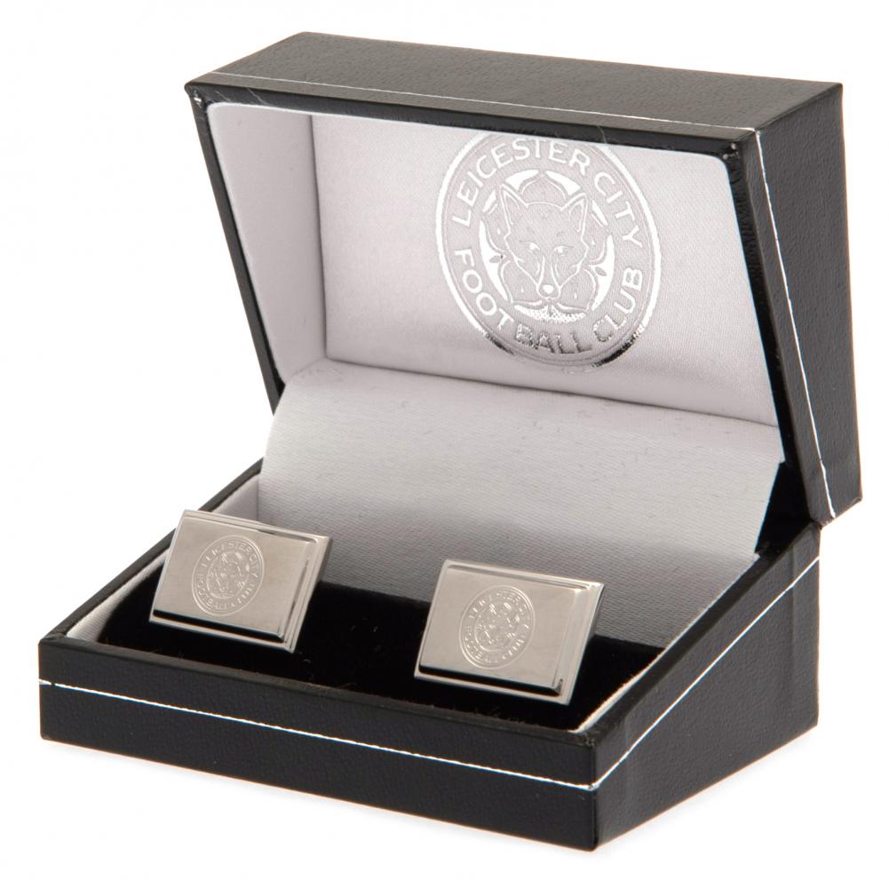 Leicester City FC Stainless Steel Cufflinks LKT Sport Football>Football League>Leicester City FC|Football>Premier League Cufflinks