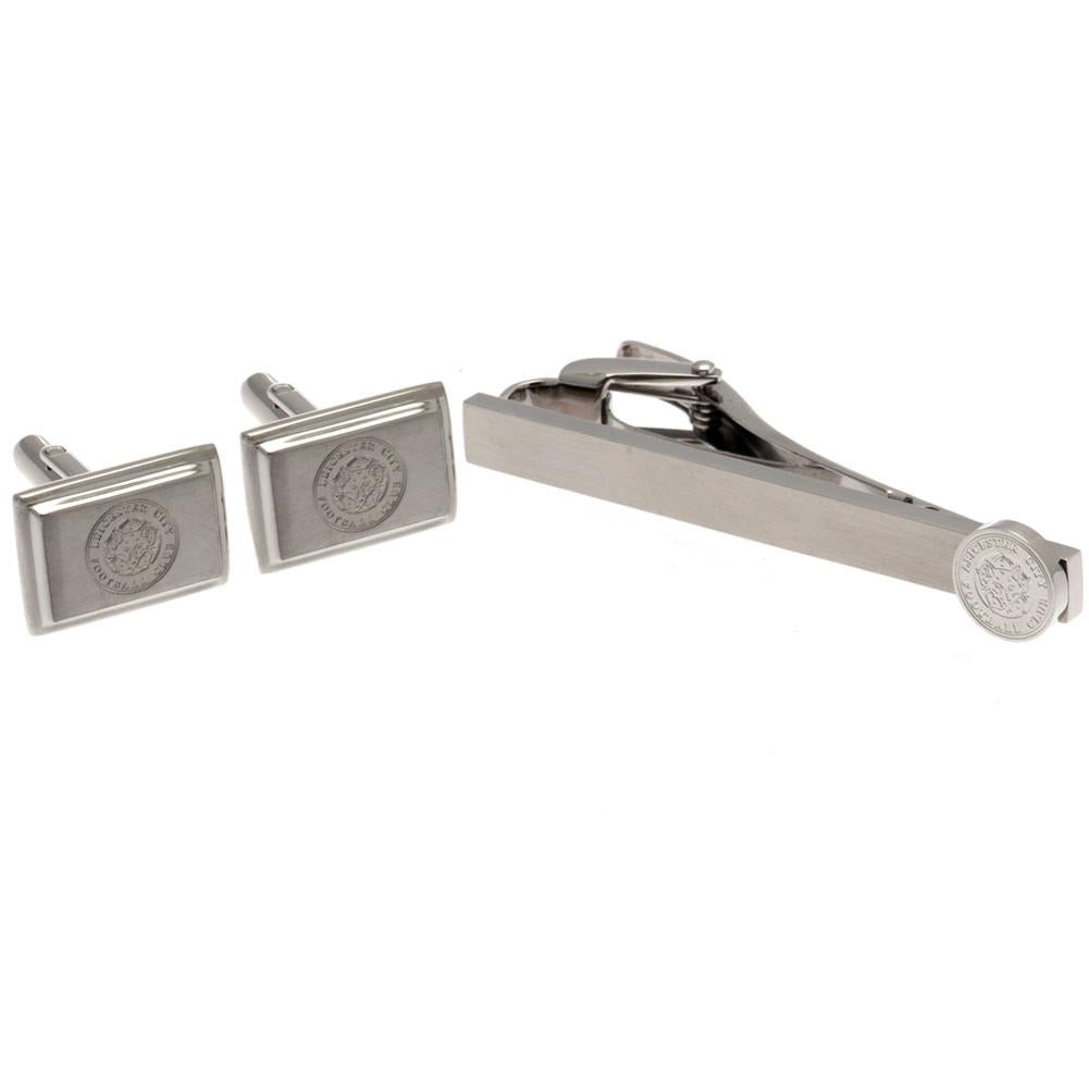 Leicester City FC Tie Slide & Cufflink Set LKT Sport Football>Football League>Leicester City FC|Football>Premier League Cufflinks
