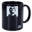 Liam Gallagher Mug LKT Sport Ceramic everyday coffee mugFeatures a black and white image of Liam Gallagher with the text 'RnR made in Manchester'Glazed kiln fired finish with black handleOfficial Licensed MerchandiseApprox 315ml (11oz)Approx 9cm tall, 8cm