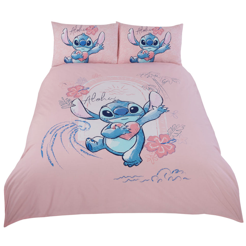 Lilo & Stitch Aloha Double Duvet Set LKT Sport Entertainment>Movies>Lilo & Stitch Duvet Covers