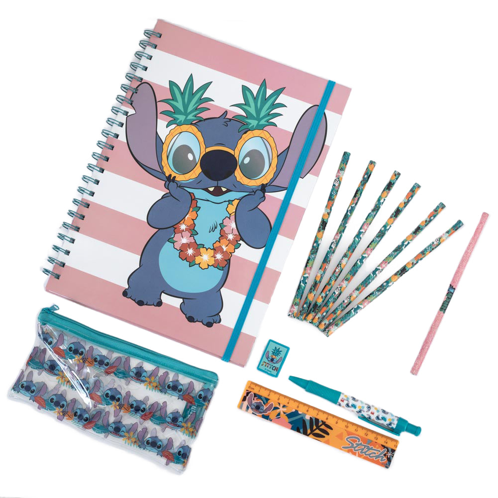 Lilo & Stitch Aloha Hawaii A4 Bumper Stationery Set LKT Sport Entertainment>Movies>Lilo & Stitch Stationery