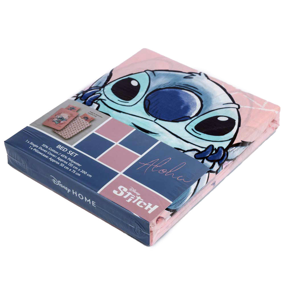 Lilo & Stitch Aloha Single Duvet Set LKT Sport Entertainment>Movies>Lilo & Stitch Duvet Covers